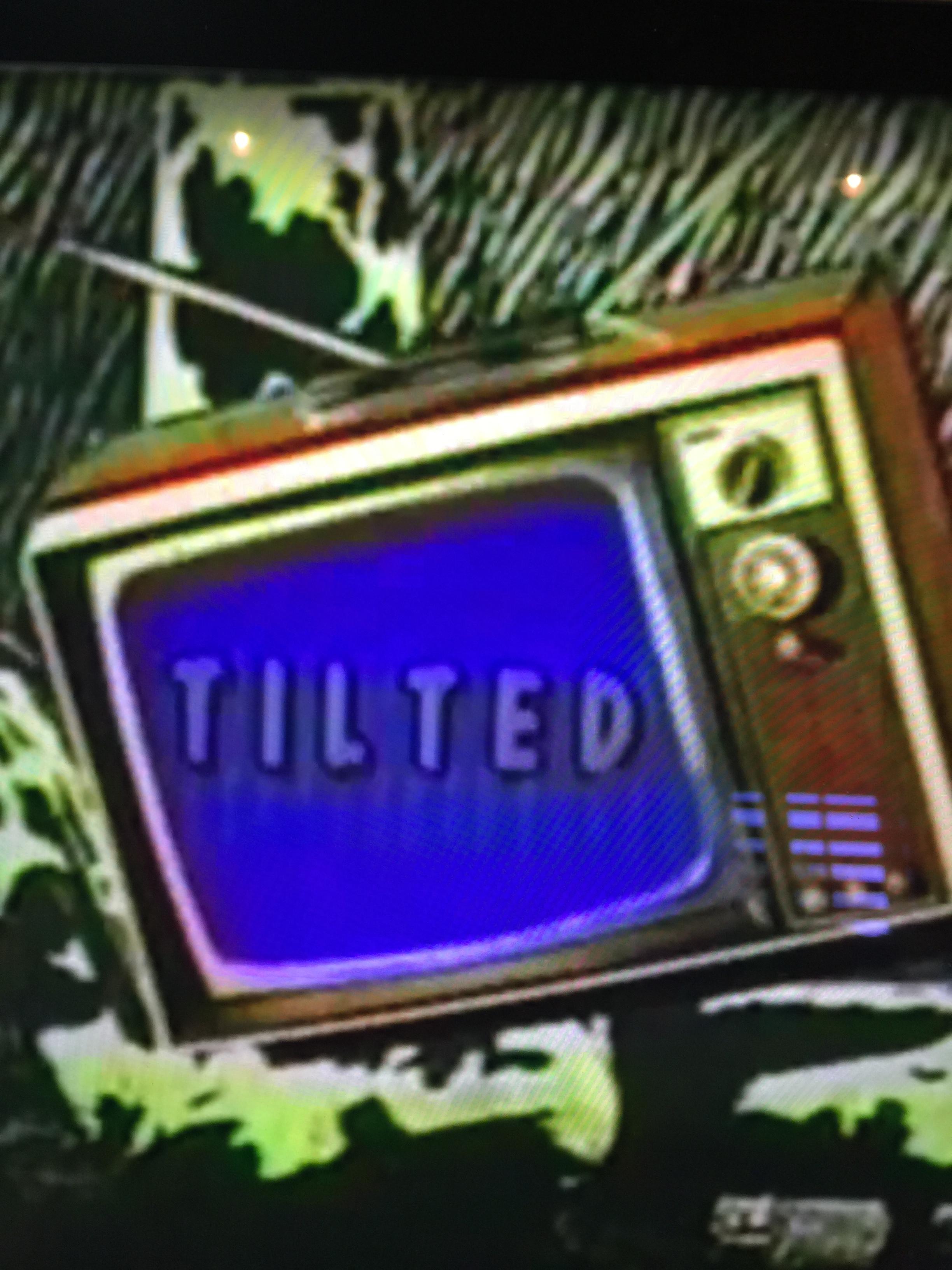 Tilted Television